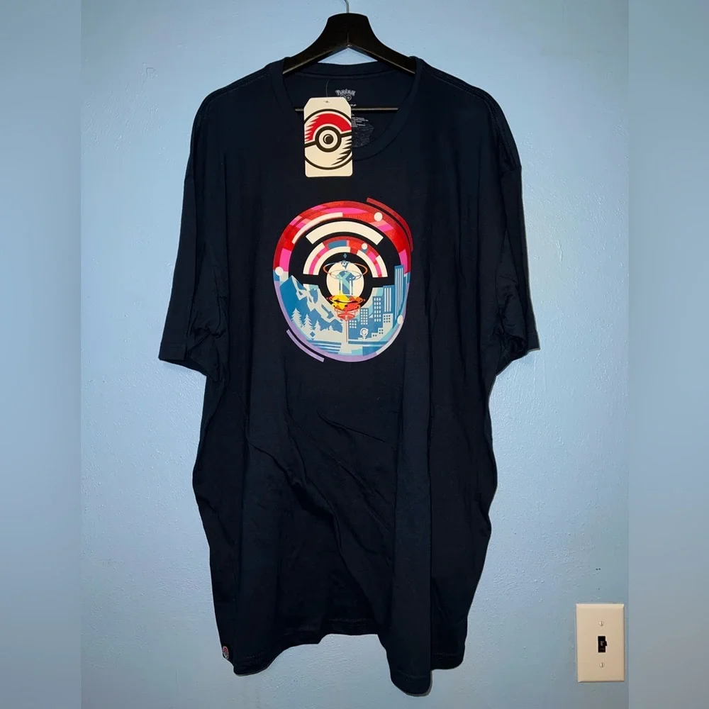 Pokemon GO Fest 2021 Crewneck T Shirt Mens 3XL Pokemon Center - Picture 2 of 3